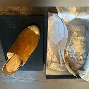 Brand new in box never worn- Lauren RL Pennie espadrille wedge -brown
